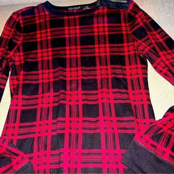 Lauren red and black shirt - Picture 1 of 6